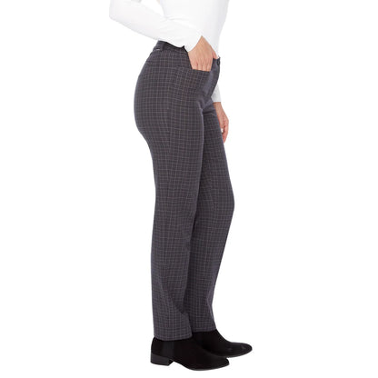 UP! - Pantalon en Coton Extensible pour Femme-women's-stretch-coton-pants-costco-2816134-gris-grey-4