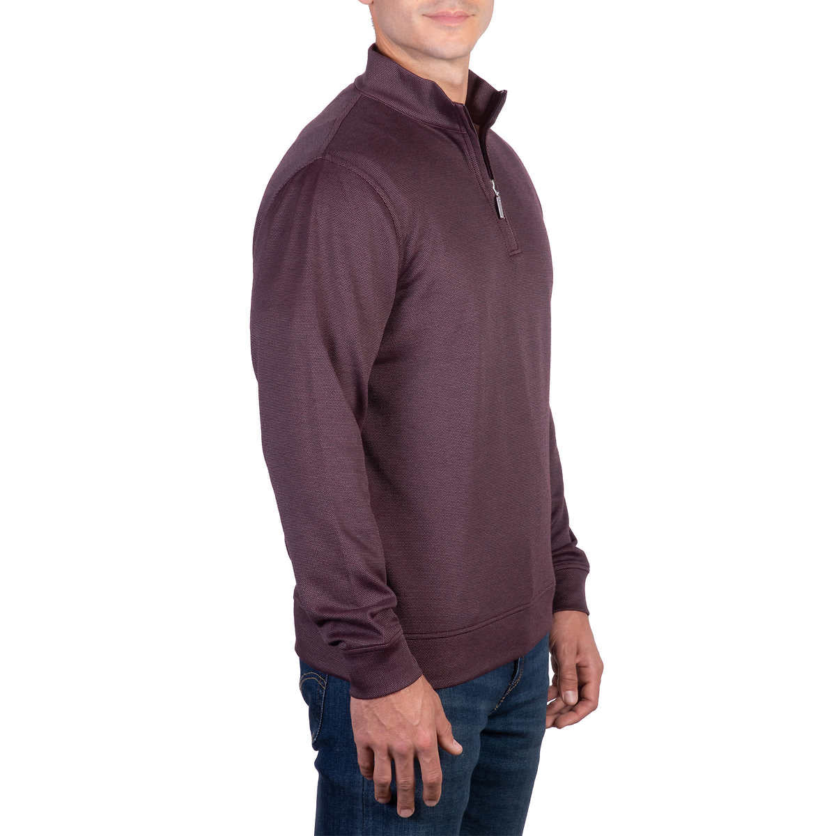 kirkland-signature-chandail-fermeture-glissière-quart-un-homme-men's-quarter-zip-sweater-12