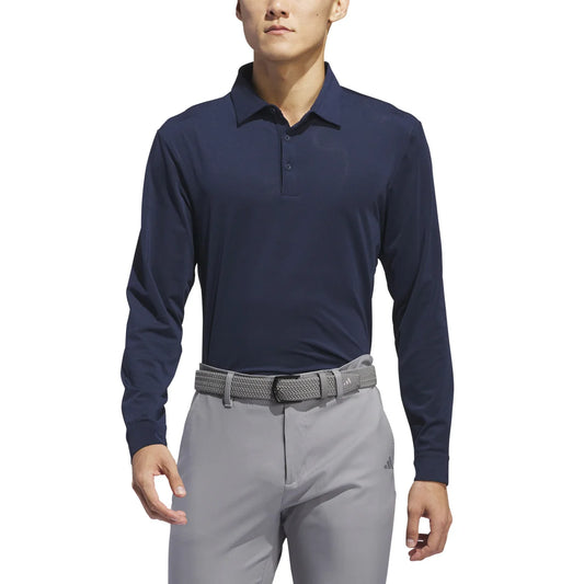 ADIDAS - Polo à Manches Longues pour Homme-men's-longsleeve-polo-shirt-costco-1838140-it7213-blue-bleu