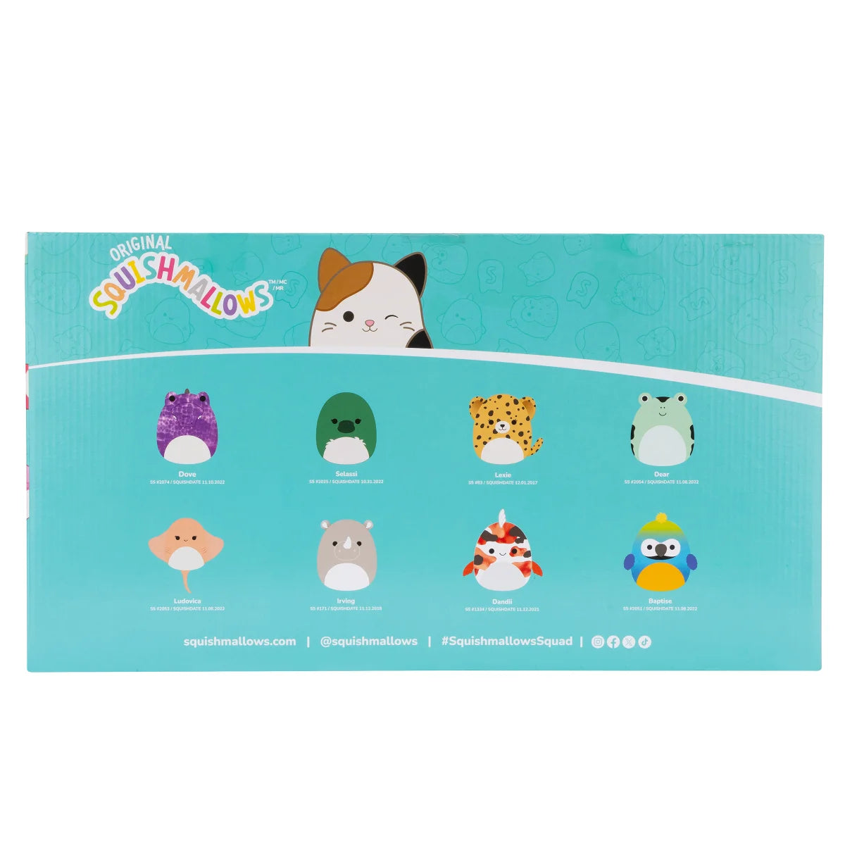 squismallows-ensemble-8-peluches-thématique-animaux exotiques -exotic-animals-pack-plus-toys-costco-1211135-2