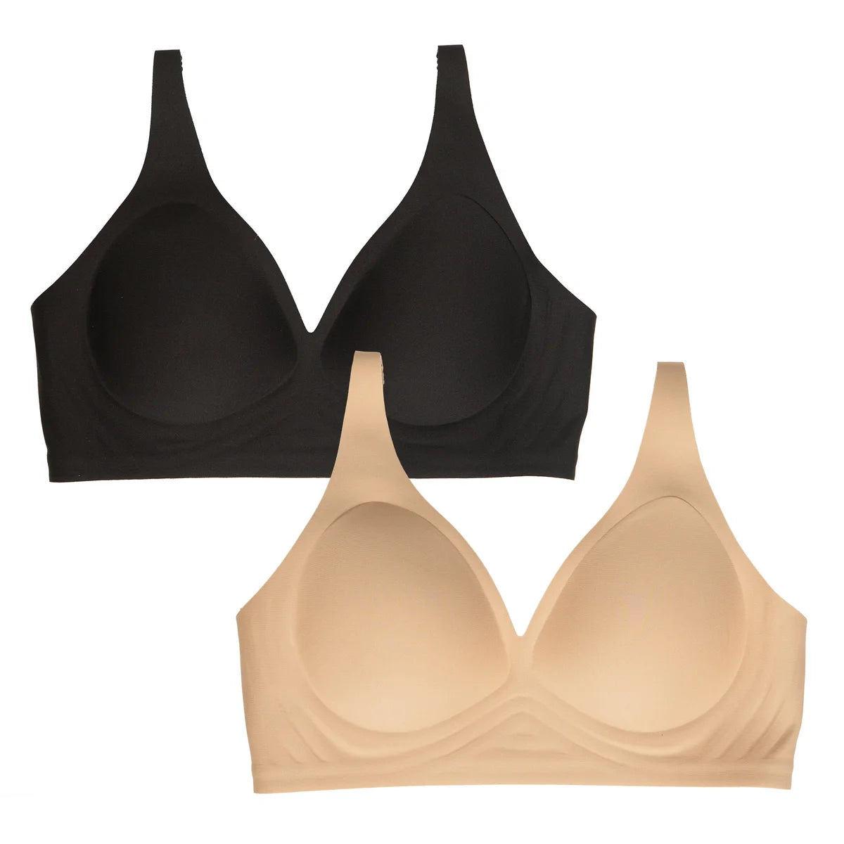 BUFFALO - Paquet de 2 Soutiens-Gorge Sans Armature et Sans Couture-pack-wire-free-bras-seam-wireless-costco-1983950-noir-black-6