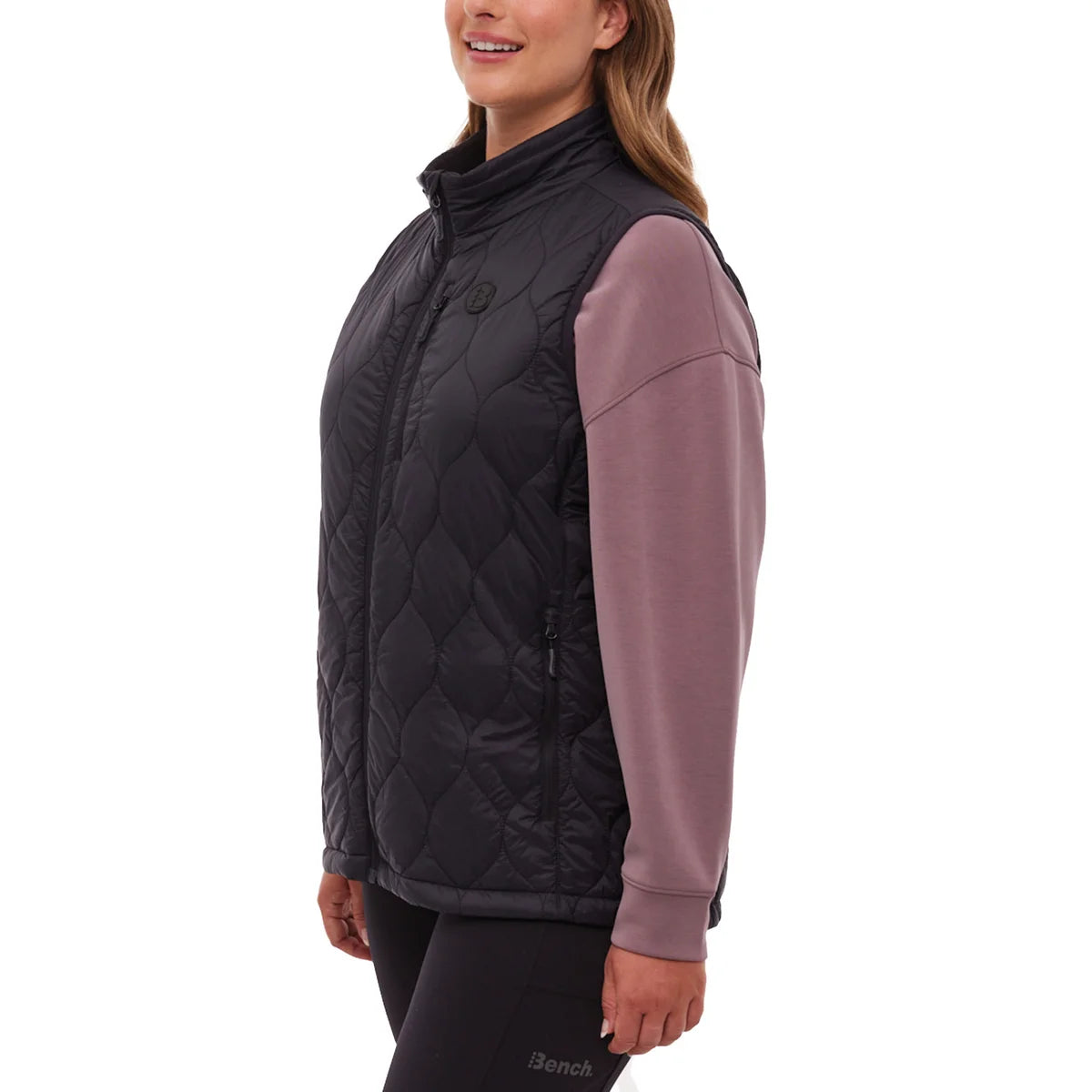 BENCH - Veste Sans Manche pour Femme-WOMEN'S-SLEEVELESS-VEST-COSTCO-1927200-1929624-BLACK-NOIR-3