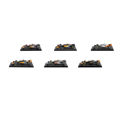 BURAGO - Ensemble de 6 Voitures de Course Formula 1 McLaren-set-cars-race-costco-1601290-orange-3