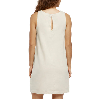 BANANA REPUBLIC - Robe en Lin Sans Manches pour Femme-WOMEN'S-SLEEVELESS-LINEN-DRESS-COSTCO-1876603-CRÈME-CREAM-2