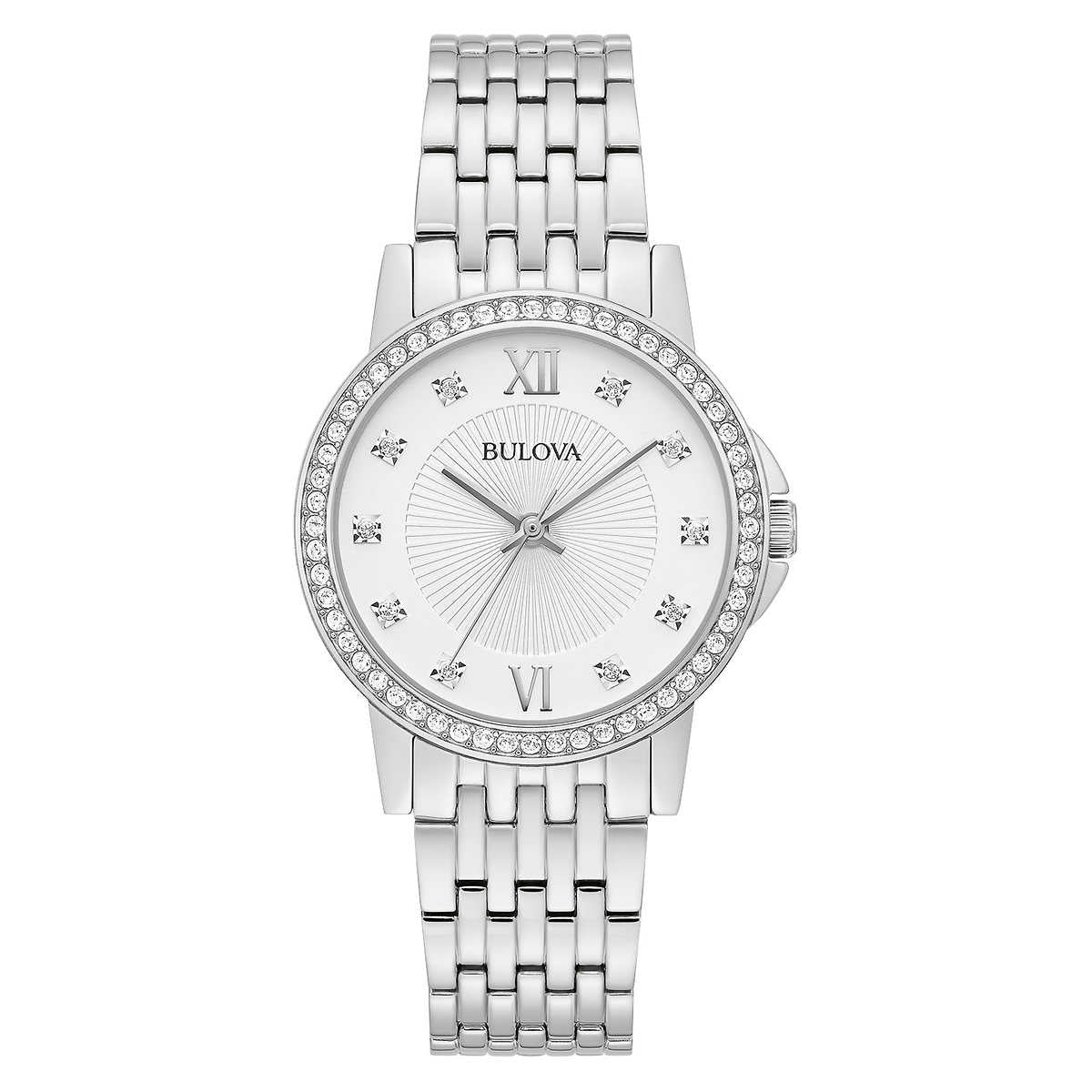 bulots-montre-femme-argent-diamant-watch-women-silver-diamond-white-96l297-1628515
