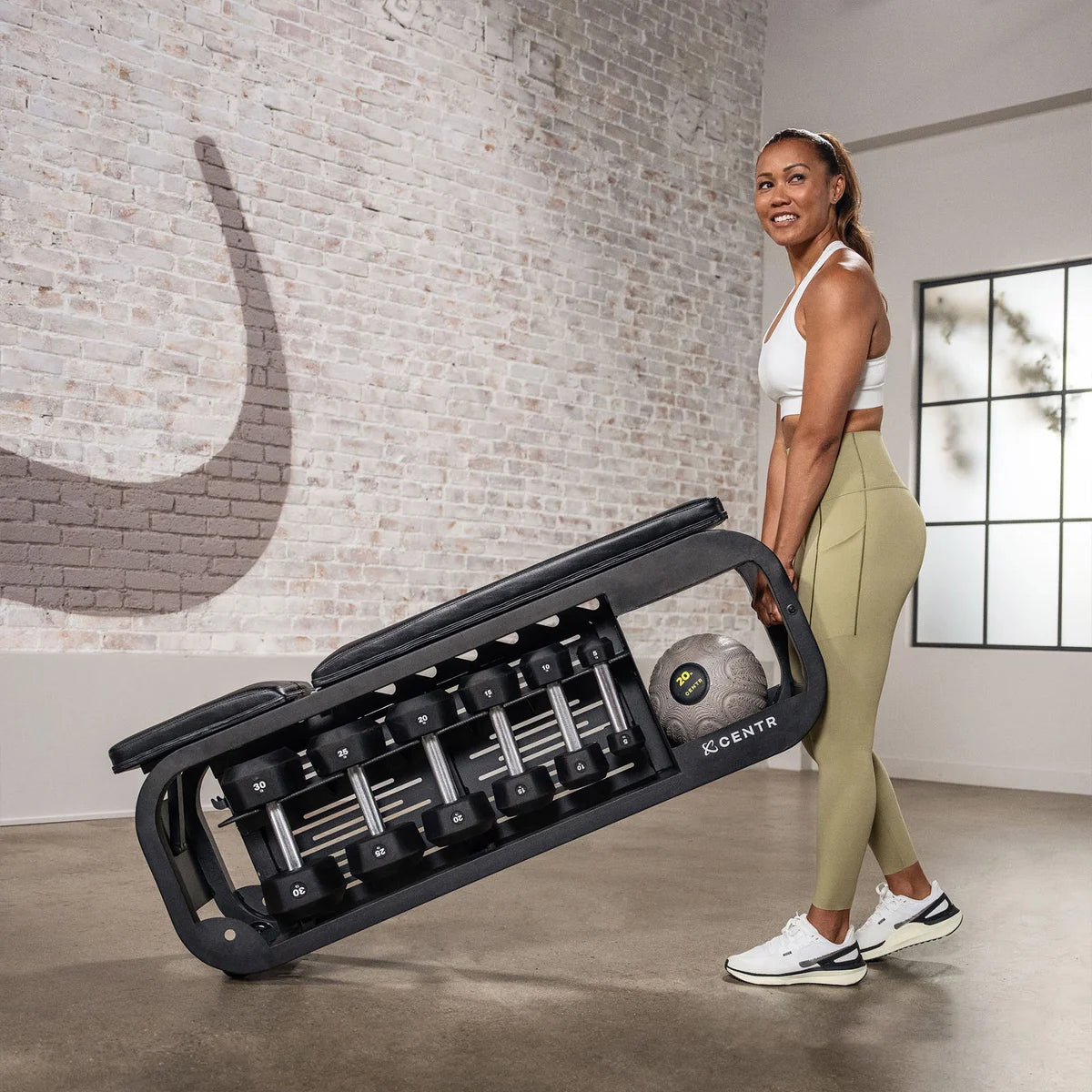 CENTR - Banc Fusion avec Rangement pour Haltères-bench-dumbbell-storage-costco-1857402-4