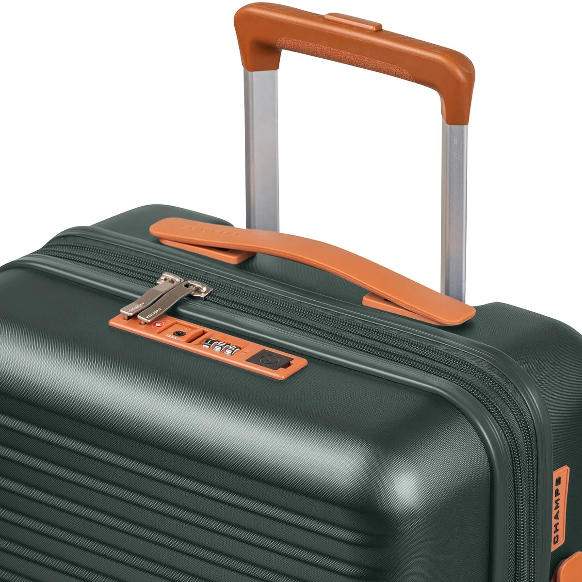 CHAMPS - Valise de Cabine Rigide Extensible Vintage II-luggage-hardside-expandable-spinner-carry-on-costco-2898361-s1030-green-vert-6