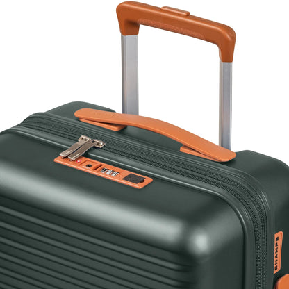 CHAMPS - Valise de Cabine Rigide Extensible Vintage II-luggage-hardside-expandable-spinner-carry-on-costco-2898361-s1030-green-vert-6