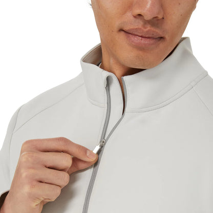 KIRKLAND SIGNATURE - Chandail Demi-Fermeture Éclair pour Homme-Mens-1/2-Zip-Pullover-Gris-Grey-7771553-1916909
