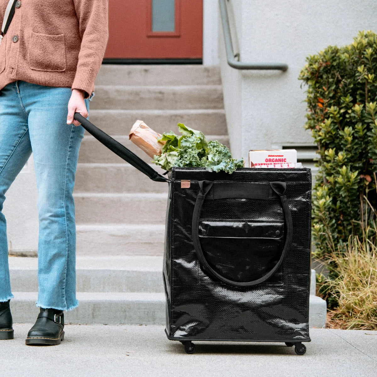 CLEVERMADE - Fourre-Tout Pliable à Roulettes-foldable-tote-tabg-on-wheels-costco-1796150-3