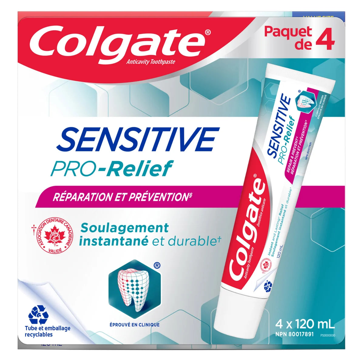 COLGATE - Paquet de 4 Dentifrices Sensitive Pro-Relief Réparation et Prévention-pack-toothpaste-repair-and-prevent-costco-1474938