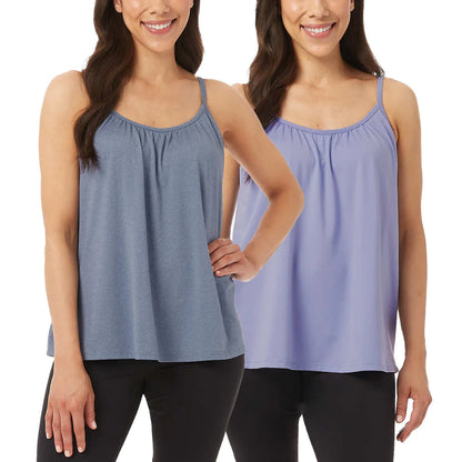 32°Cool-paquet-2-camisoles-soutien-gorge-intégré-cami-built-in-bra-pack