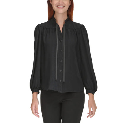 dkny-chemisier-pour-femme-women's-bouse-costco-3811001-black-noir-3