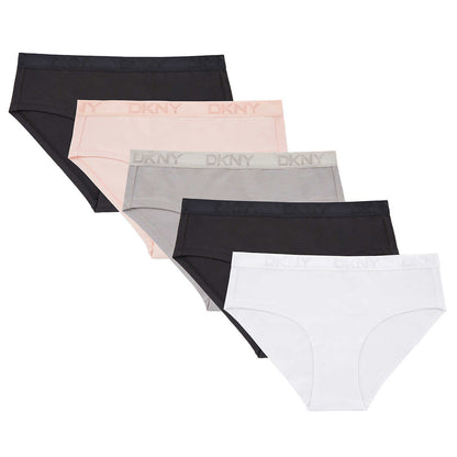 dkny-paquet-5-culottes-taille-base-cotton-hipster-pack