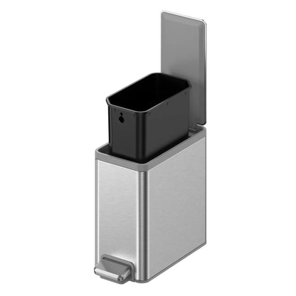 EKO - Paquet de 2 Poubelles à Pédale en Acier Inoxydable-stainless-steel-pedal-bin-pack-costco-1941814-3
