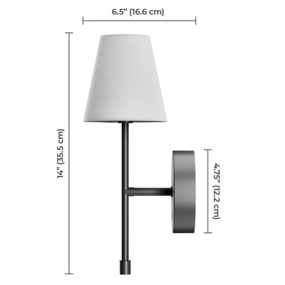 GLOBE - Paquet de 2 Appliqués Rechargeables-black-rechargeable-sconces-white-led-costco-1806224-3