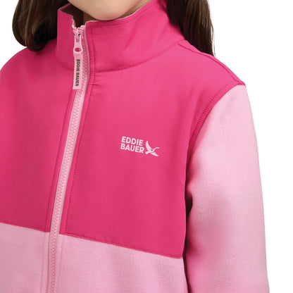 -EDDIE BAUER - Veste à Fermeture à Glissière pour Enfant-kids-full-zip-jacket-costco-1215163-rose-pink-4