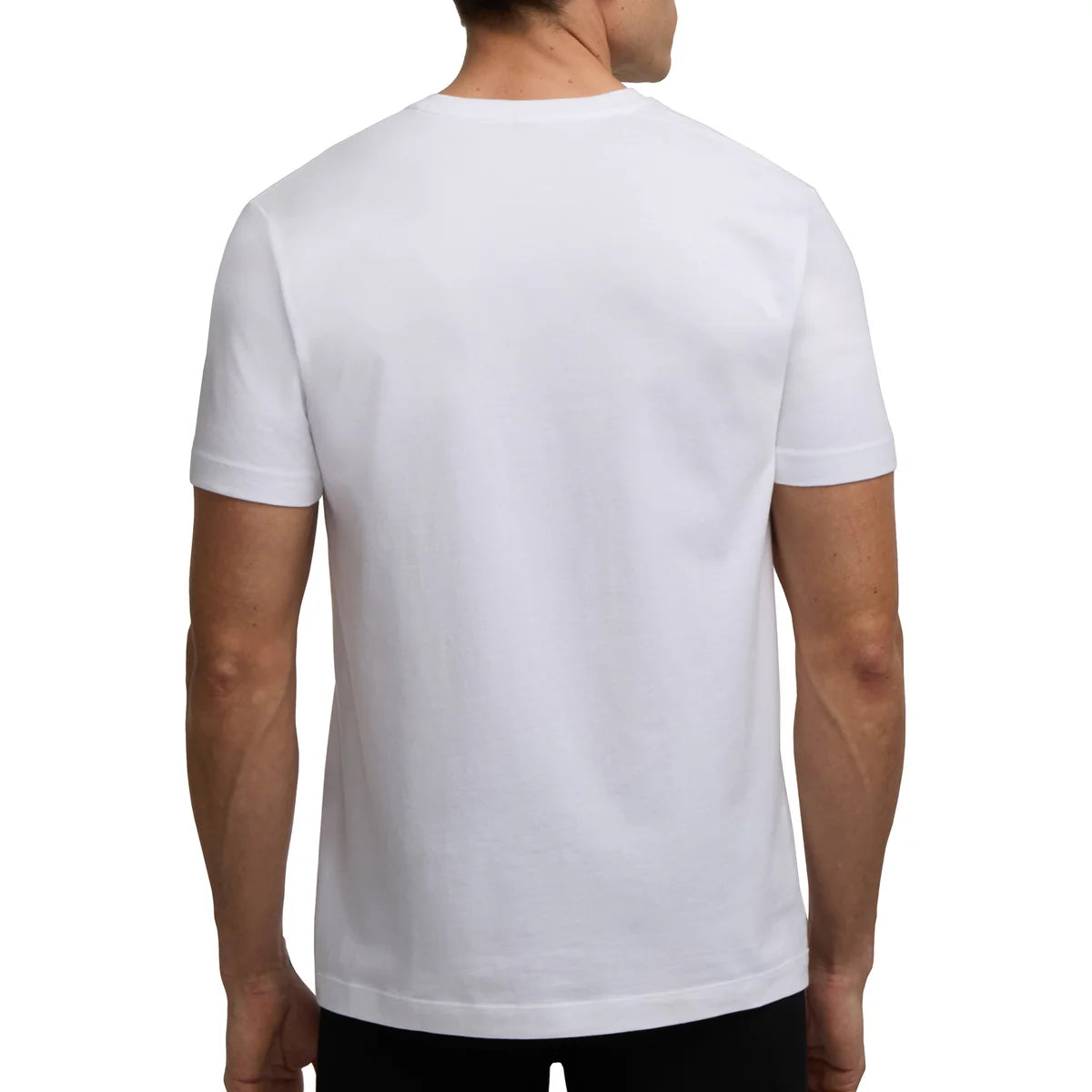 KENNETH COLE - Paquet de 4 T-Shirt pour Homme-V-NECK-PACK-COSTCO-1915350-WHITE-BLANC-3