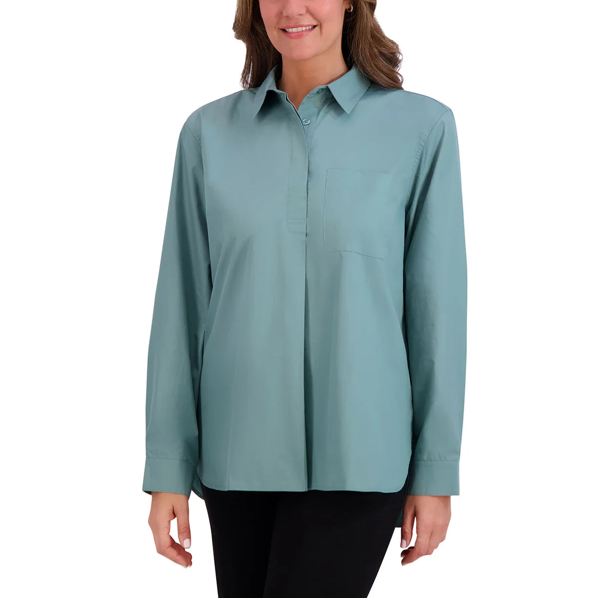 FRENCH CONNECTION - Blouse Henley pour Femme-WOMEN'S-COSTCO-1869647-BLEU-BLUE