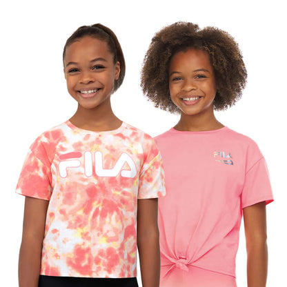 fila-ensemble-2-chandails-t-shirt-manches-courtes-shortsleeves-enfant-kid-2