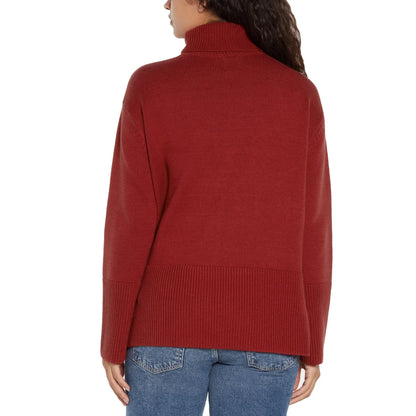 GAP - Chandail à Col Roulé pour Femme-WOMEN'S-TURTLENECK-SWEATER-COSTCO-18709635-ROUGE-RED-3