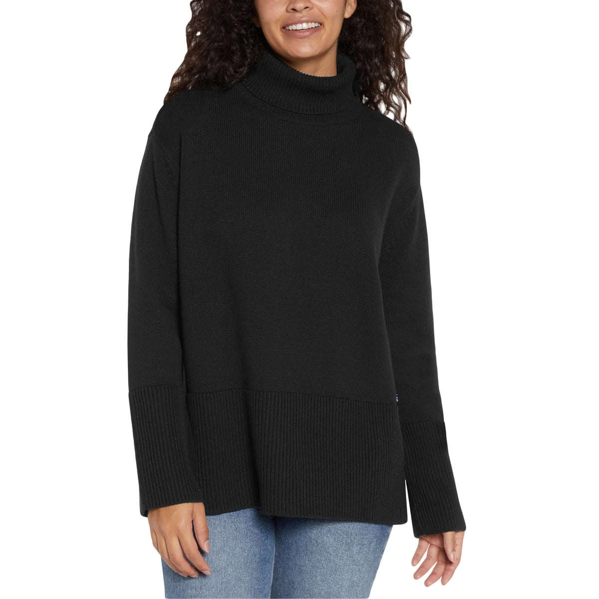 GAP - Chandail à Col Roulé pour Femme-WOMEN'S-TURTLENECK-SWEATER-COSTCO-18709635-BLACK-NOIR