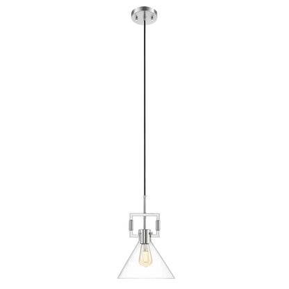OVE - Luminaire Suspendu à 1 Ampoule Georgia-light-pendant-nickel-costco-1802095