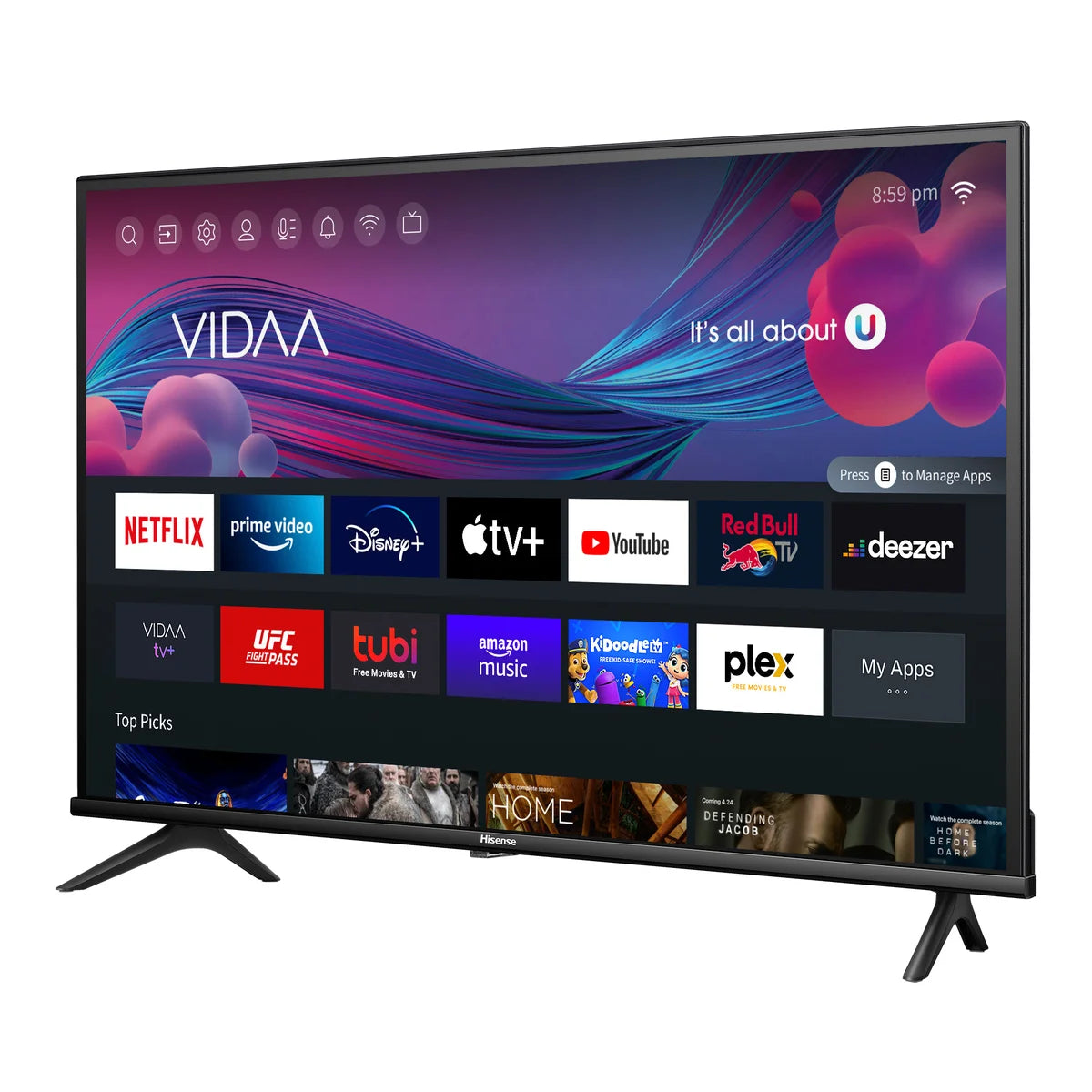 HISENSE -Téléviseur Intelligent LED HD A4KV de 32 po *Boite Ouverte*-SMART-TV-COSTCO-8686032-32A4KV-3