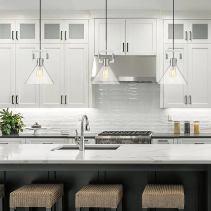 OVE - Luminaire Suspendu à 1 Ampoule Georgia-light-pendant-nickel-costco-1802095-3