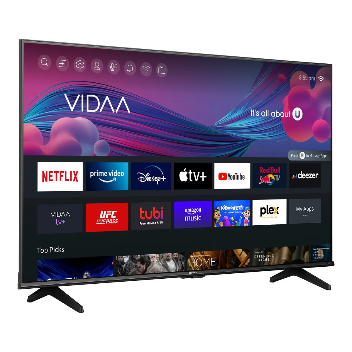 HISENSE - Téléviseur Intelligent VIDAA Ultra HD A6KV 4K A6KV de 50 po *Boite Ouverte*-smart-tv-in- 50A6KV-costco-8683050-2