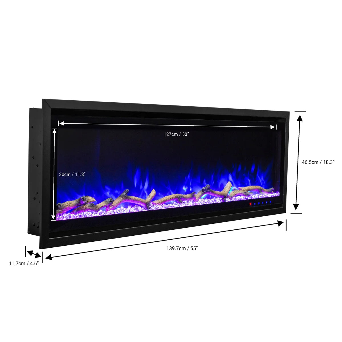 PARAMOUNT - Foyer Électrique Mural Kennedy II de 42 po *Boite Ouverte*-wall-mounted-electric-fireplace-costco-1662493-7