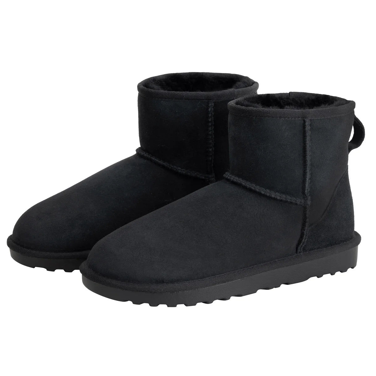 KIRKLAND SIGNATURE - Bottes en Peau de Mouton pour Femme-womens-Shearling-Boots-Noir-Black-7771757-1916441