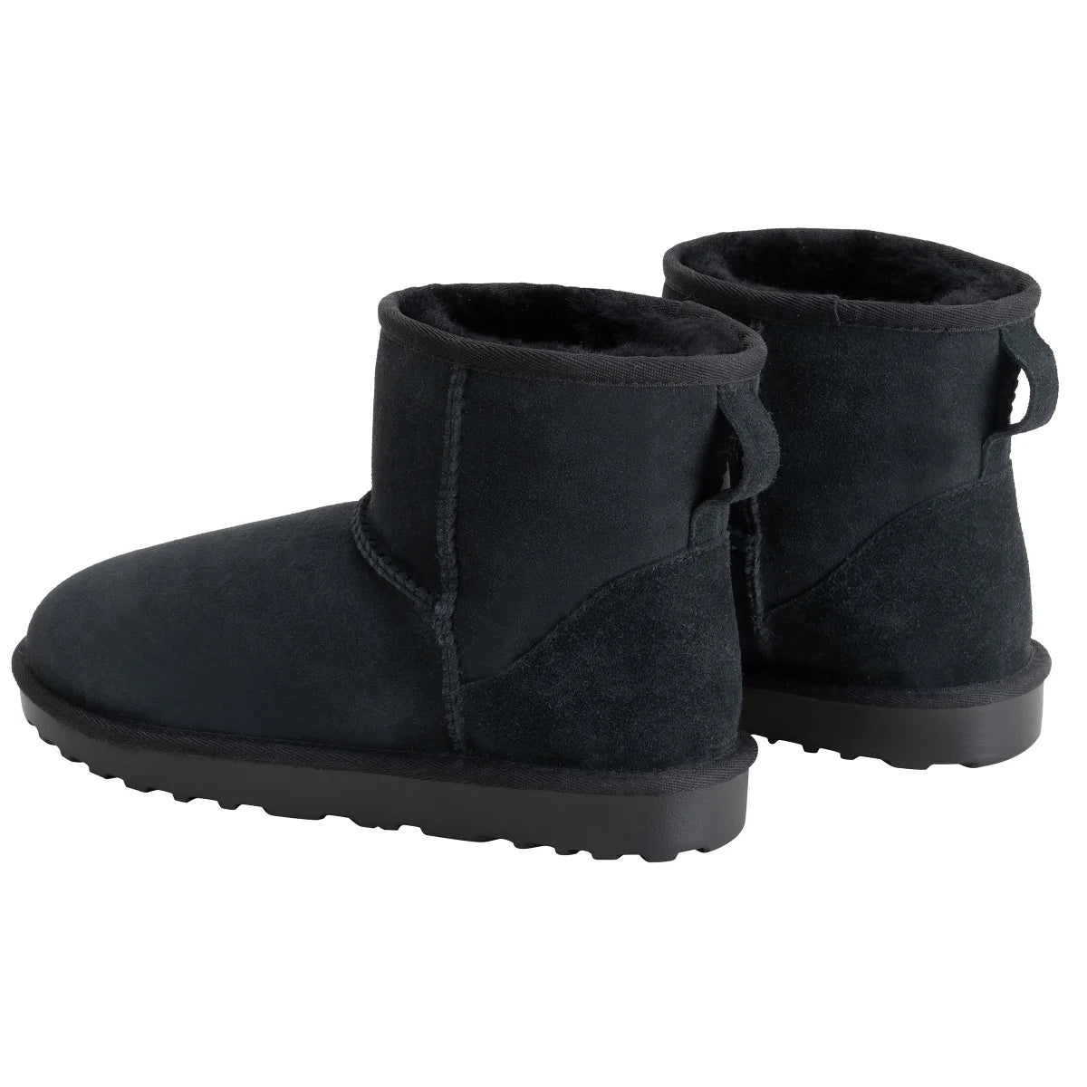 KIRKLAND SIGNATURE - Bottes en Peau de Mouton pour Femme-womens-Shearling-Boots-Noir-Black-7771757-1916441