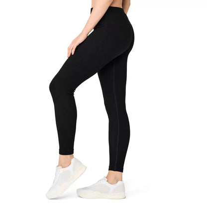 LEMON - Paquet de 2 Leggings Côtelés pour Femme-ribbed-legging-pack-women's-costco-7854000-noir-black-3