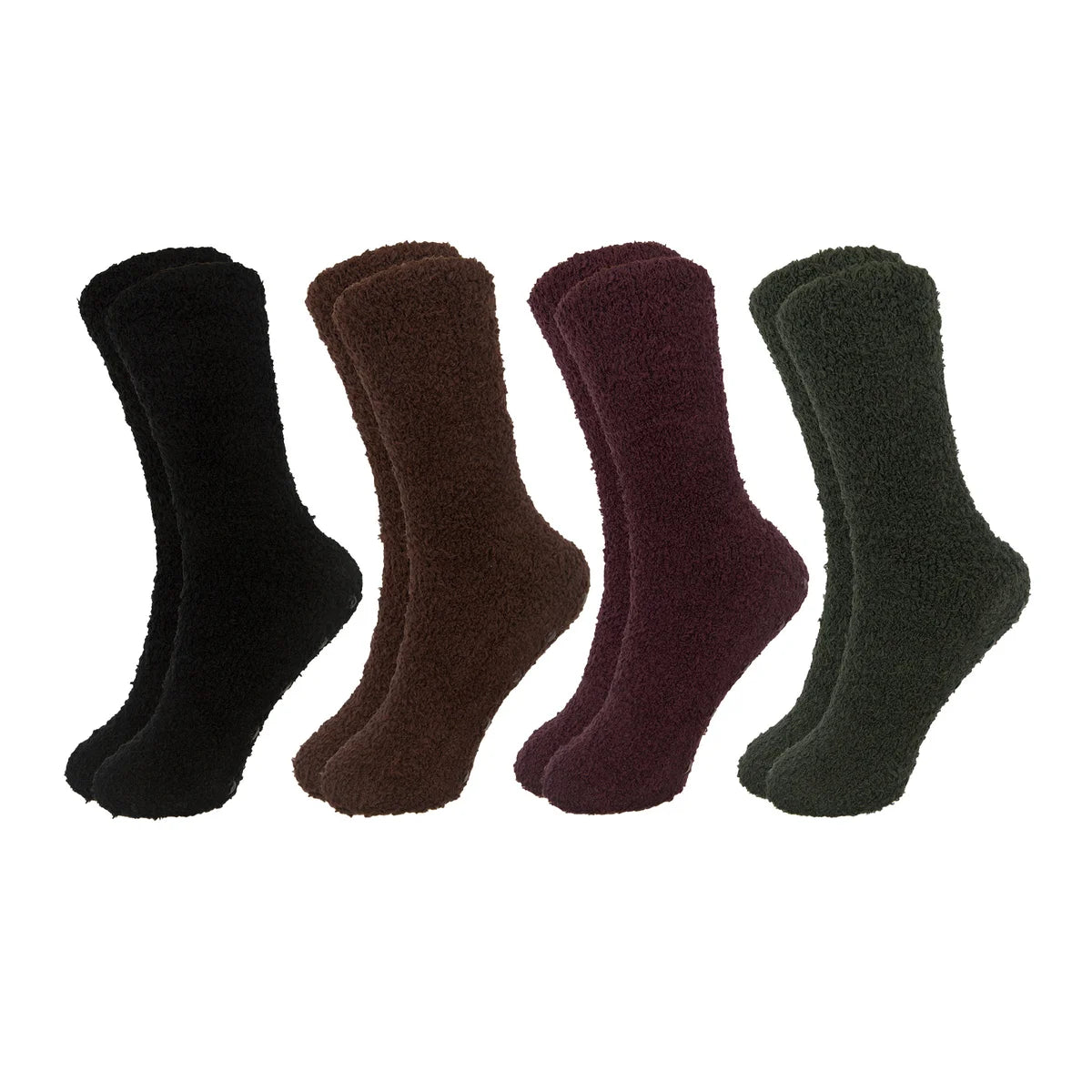 LAZYPANTS - Paquet de 4 Paires de Chaussettes Antidérapantes Pour Femme-Womens-4-Pack-Non-Slip-Socks-Noir-Black-1919417-1953156