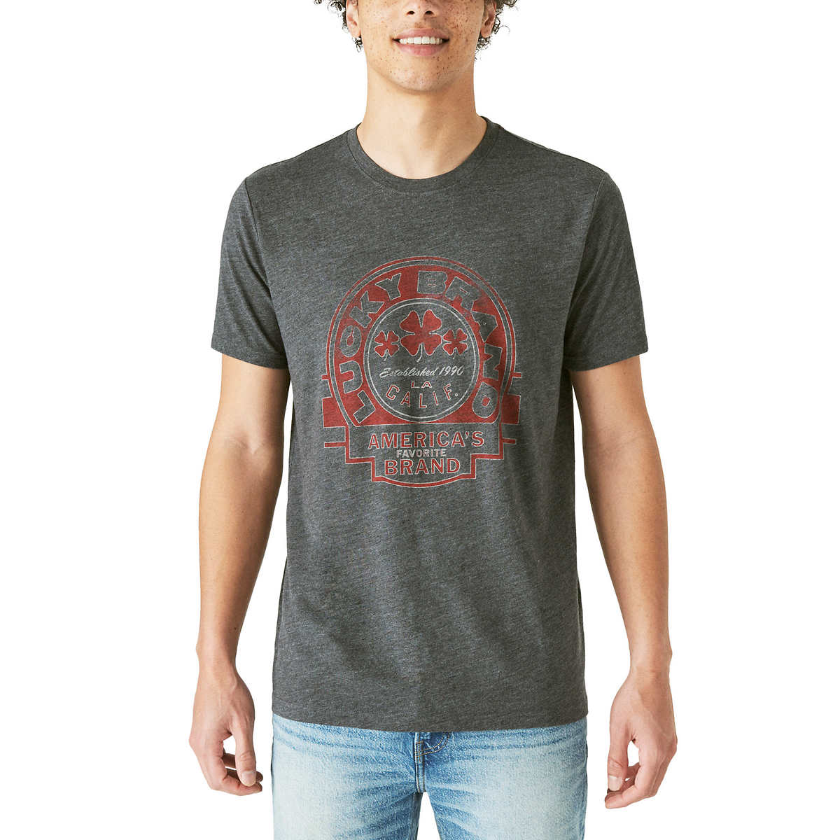 LUCKY BRAND - Chandail à Manches Courtes pour Homme