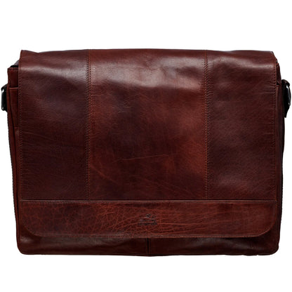 MANCINI  - Sac Messager en Cuir pour Ordinateur Portable-laptop-messenger-bag-costco-leather-2022601-brun-brown-2