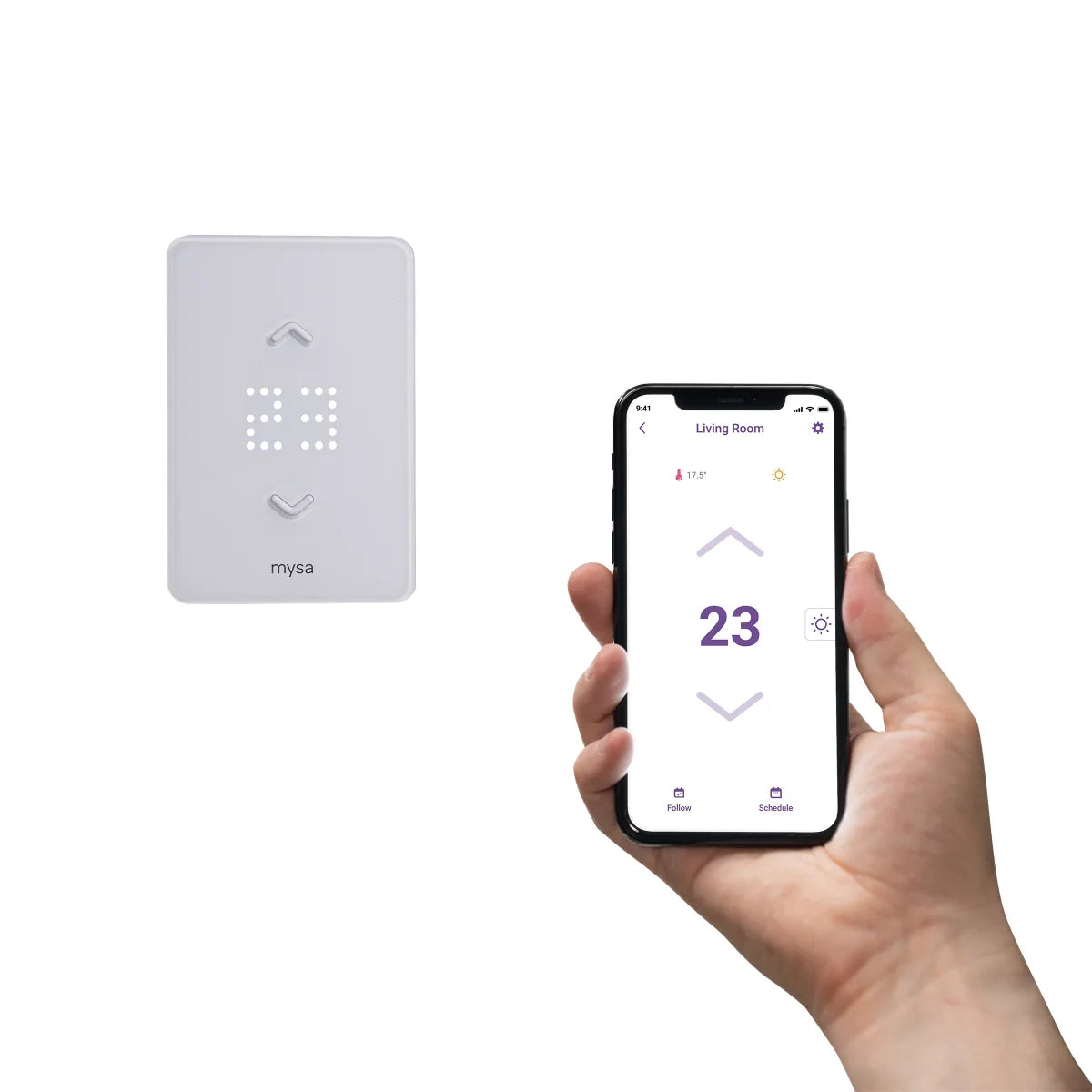MYSA - Paquet de 4 Thermostats Intelligents pour Plinthes Chauffantes Électriques-pack-smart-thermostat-electric-baseboard-heaters-costco-1806837-5