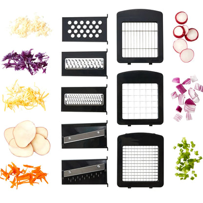 MIU - Hachoir à Légumes et Trancheuse, 11 Pièces-vegetable-chopper-and-slicer-costco-piece-1968698-6