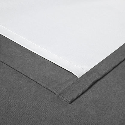 SUN+BLK - Ensemble de 2 Rideaux Totalement Obscurcissant Nantes-blackout-total-curtain-panel-pair-costco-4595113-dark-grey-gris-foncé-5