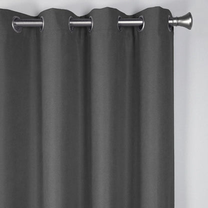 SUN+BLK - Ensemble de 2 Rideaux Totalement Obscurcissant Nantes-blackout-total-curtain-panel-pair-costco-4595113-dark-grey-gris-foncé-2