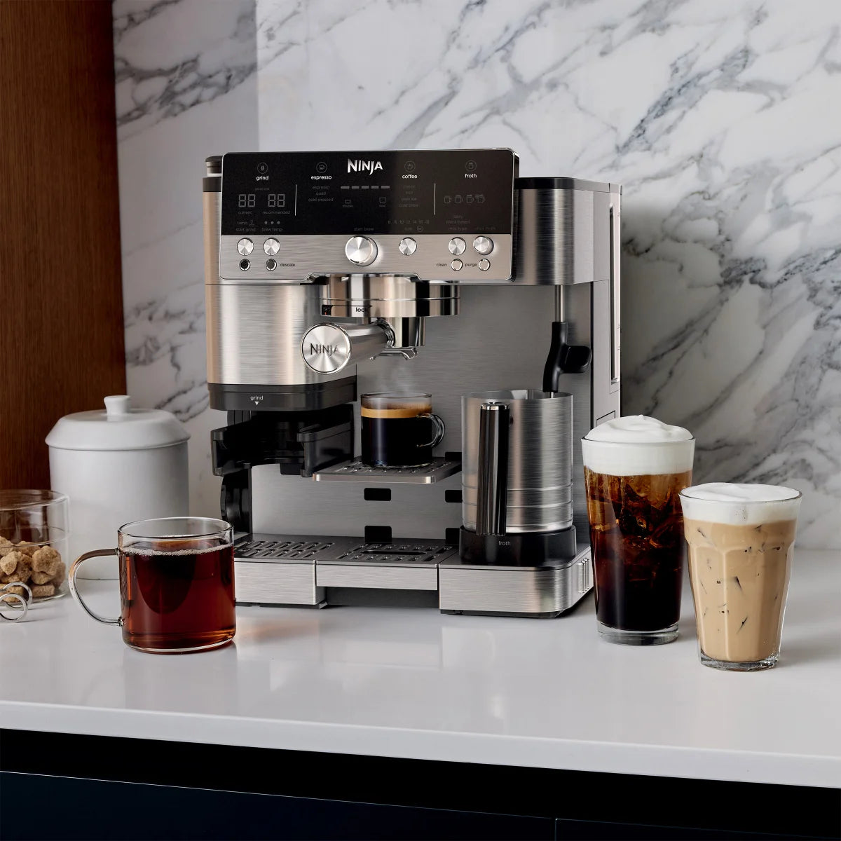 NINJA - Machine Tout-en-Un Espresso, Café Filtre et Infusion à Froid Luxe Café Série Signature *Boite Ouverte*-all-in-one-3-1-cold-brew-coffee-drip-costco-1880401
