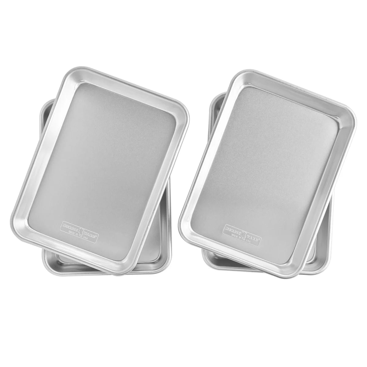 NORDIC WARE - Ensemble de 4 Sixième de Plaques à Pâtisserie-sicth-baking-sheet-pans-4-pack=set-of-costco-1679949