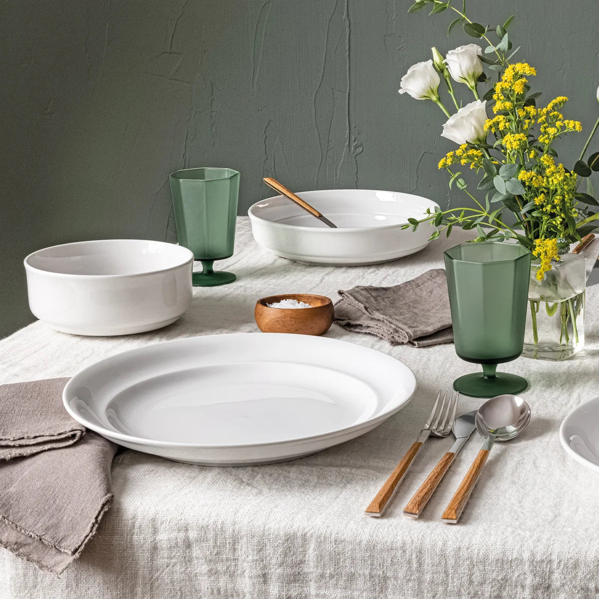 OVER &amp; BACK - Service de Vaisselle de 12 Pièces en Porcelaine&nbsp;-pocerlain-dinnerware-set-costco-1796157-6