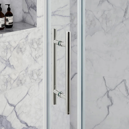 OVE - Porte et Base de Douche Elias-shower-door-&-base-kit-ensemble-costco-1838637-chrome-4