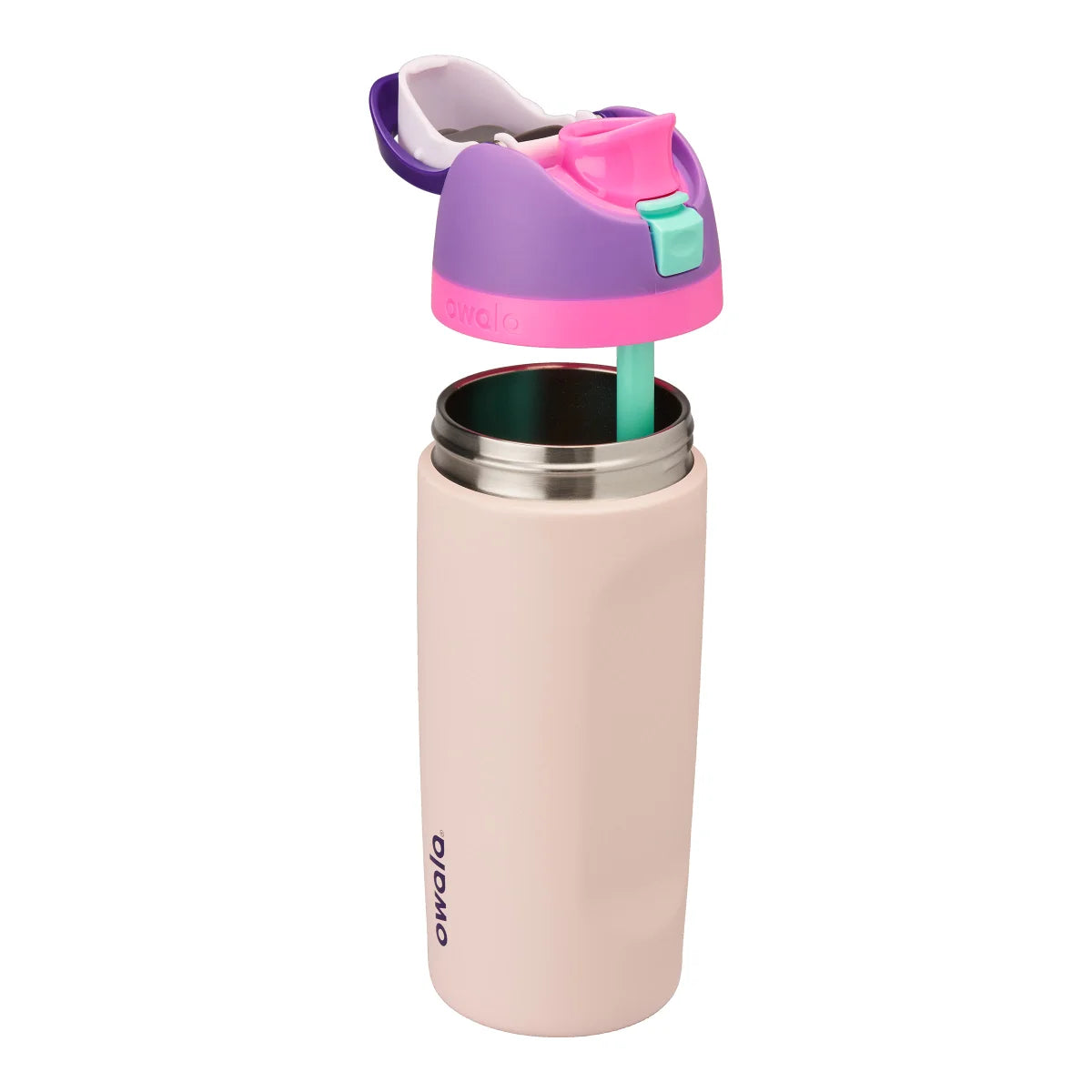 OWALA - Ensemble de 2 Bouteilles d'Eau en Acier Inoxydable FreeSip de 473 ml-pack-stainless-steel-water-bottles-costco-1856617-violet-purple-4