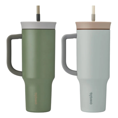 OWALA - Ensemble de 2 Gobelets de 1,2 L-pack-set-tumblers-40-oz-costco-1855927-green-vert