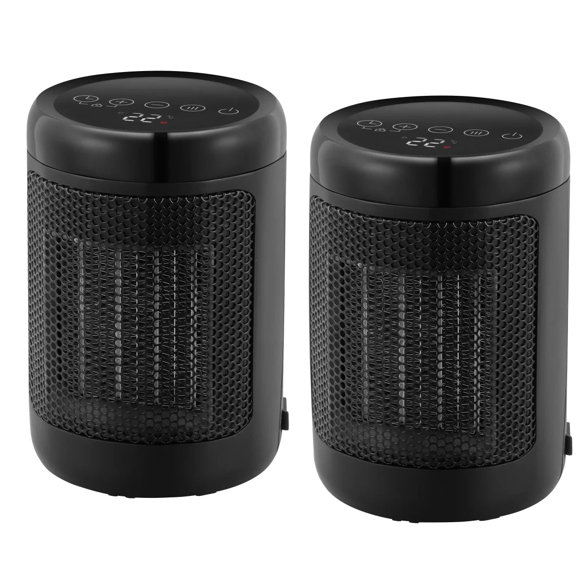 OMNIHEAT - Paquet de 2 Chauffages Personnels Numériques en Céramique-digital-ceramic-personal-heaters-pack-costco-1914943