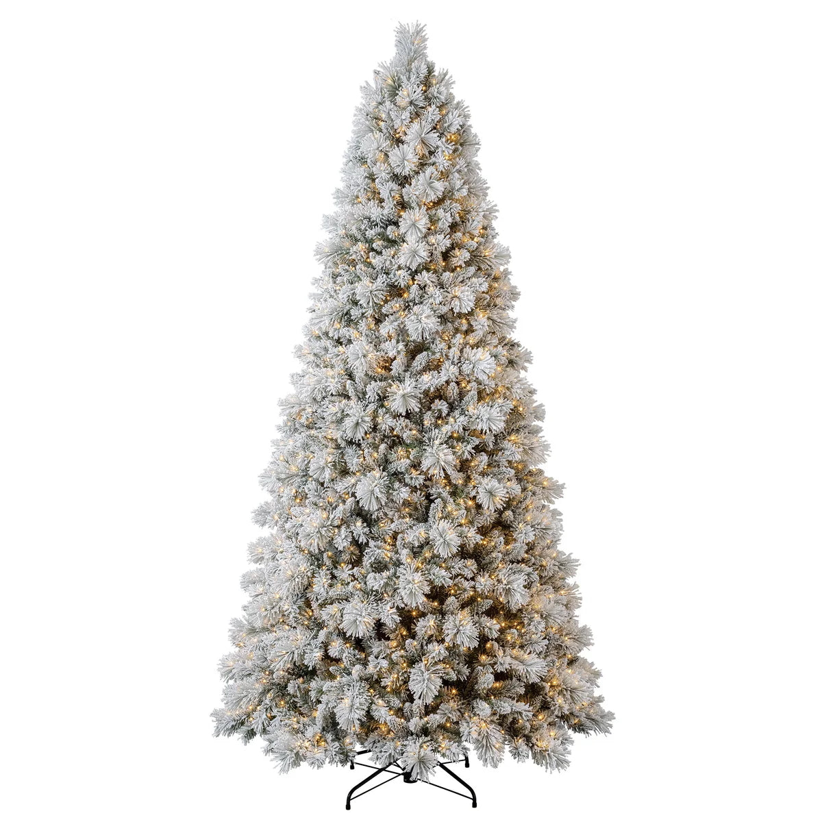 Sapin de Noël Artificiel Floqué de 9 pi *Boite Ouverte*-artificial-flocked-christmas-tree-costco-1784942-3