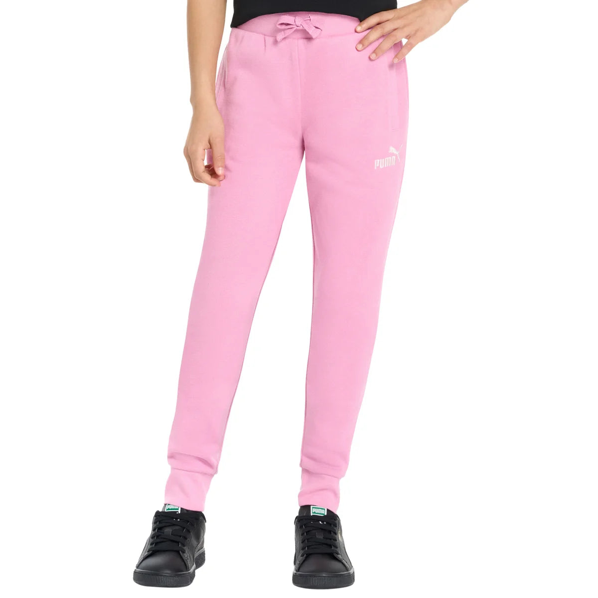 PUMA - Pantalon d'Entrainement en Molleton pour Fille-girls-fleece-jogger-costco-3415670-pink-rose